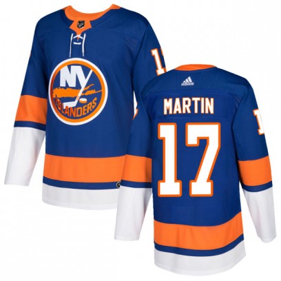 Youth Authentic New York Islanders Matt Martin Adidas Home Jersey - Royal