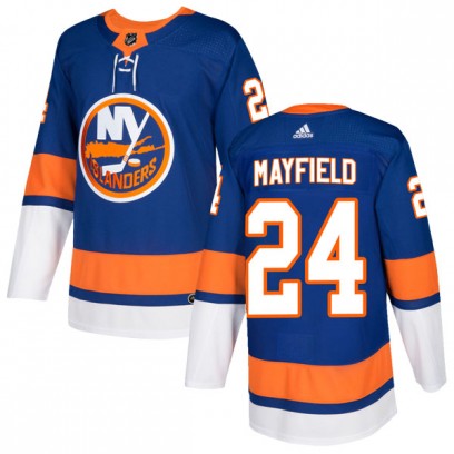 Youth Authentic New York Islanders Scott Mayfield Adidas Home Jersey - Royal