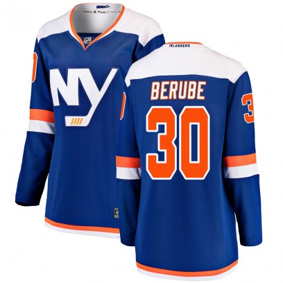 Women's Breakaway New York Islanders Jean-Francois Berube Fanatics Branded Alternate Jersey - Blue