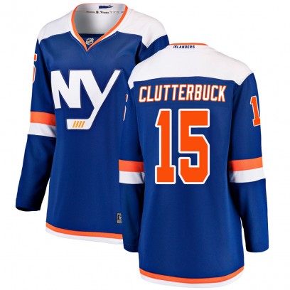 Women's Breakaway New York Islanders Cal Clutterbuck Fanatics Branded Alternate Jersey - Blue