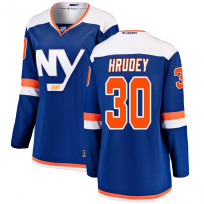 Women's Breakaway New York Islanders Kelly Hrudey Fanatics Branded Alternate Jersey - Blue
