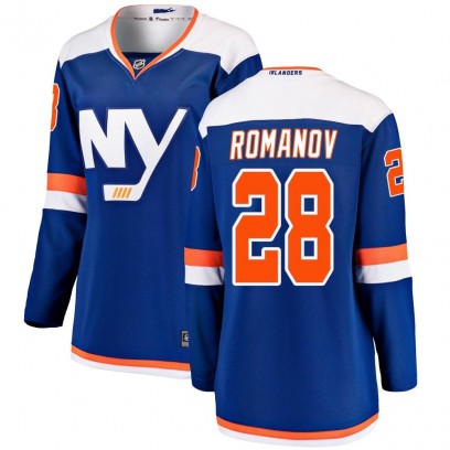 Women's Breakaway New York Islanders Alexander Romanov Fanatics Branded Alternate Jersey - Blue