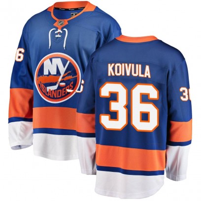 Men's Breakaway New York Islanders Otto Koivula Fanatics Branded Home Jersey - Blue