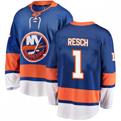 Men's Breakaway New York Islanders Glenn Resch Fanatics Branded Home Jersey - Blue