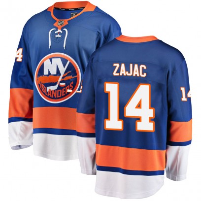 Men's Breakaway New York Islanders Travis Zajac Fanatics Branded Home Jersey - Blue