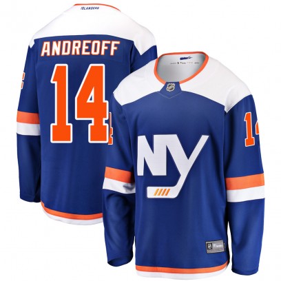 Men's Breakaway New York Islanders Andy Andreoff Fanatics Branded Alternate Jersey - Blue