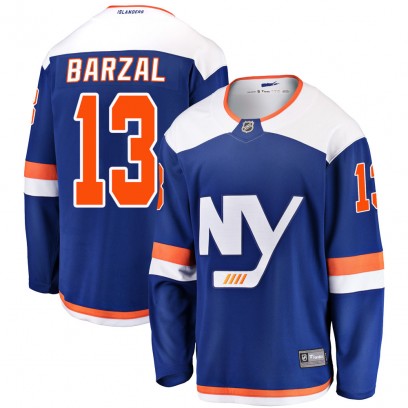 Men's Breakaway New York Islanders Mathew Barzal Fanatics Branded Alternate Jersey - Blue