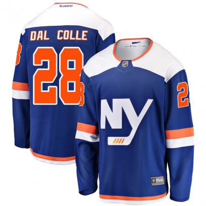 Men's Breakaway New York Islanders Michael Dal Colle Fanatics Branded Alternate Jersey - Blue