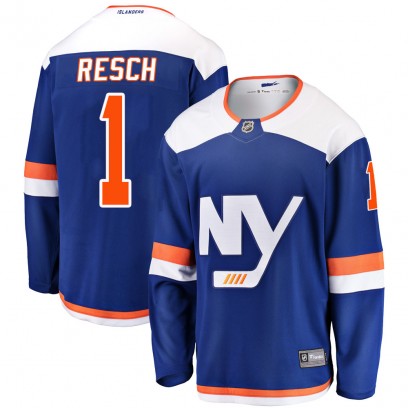 Men's Breakaway New York Islanders Glenn Resch Fanatics Branded Alternate Jersey - Blue
