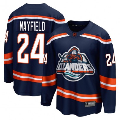 Youth Breakaway New York Islanders Scott Mayfield Fanatics Branded Special Edition 2.0 Jersey - Navy