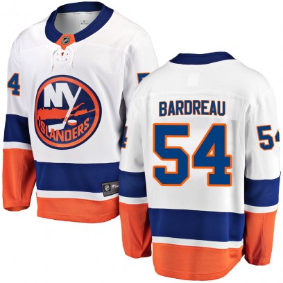 Men's Breakaway New York Islanders Cole Bardreau Fanatics Branded Away Jersey - White