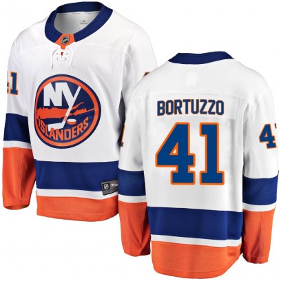 Men's Breakaway New York Islanders Robert Bortuzzo Fanatics Branded Away Jersey - White
