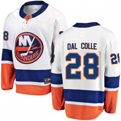 Men's Breakaway New York Islanders Michael Dal Colle Fanatics Branded Away Jersey - White