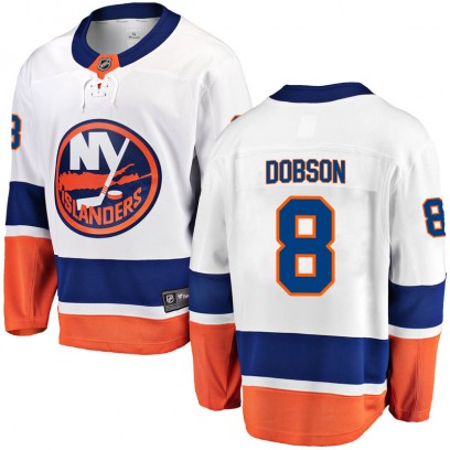 Men's Breakaway New York Islanders Noah Dobson Fanatics Branded Away Jersey - White