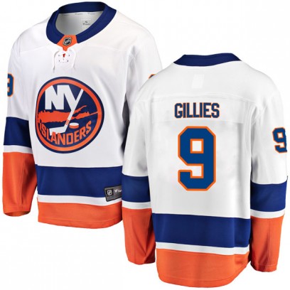 Men's Breakaway New York Islanders Clark Gillies Fanatics Branded Away Jersey - White