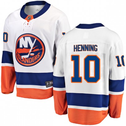 Men's Breakaway New York Islanders Lorne Henning Fanatics Branded Away Jersey - White