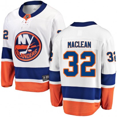 Men's Breakaway New York Islanders Kyle Maclean Fanatics Branded Kyle MacLean Away Jersey - White