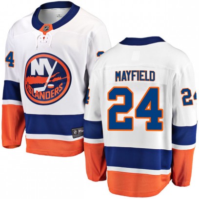 Men's Breakaway New York Islanders Scott Mayfield Fanatics Branded Away Jersey - White