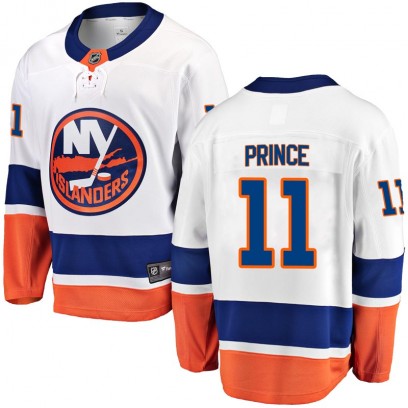 Men's Breakaway New York Islanders Shane Prince Fanatics Branded Away Jersey - White
