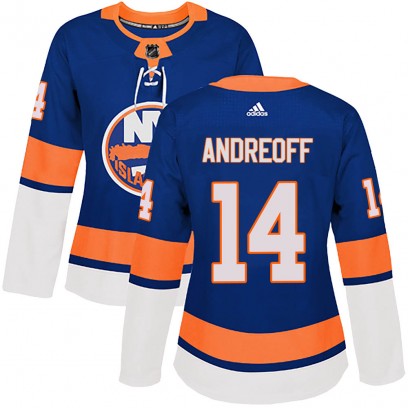 Women's Authentic New York Islanders Andy Andreoff Adidas Home Jersey - Royal