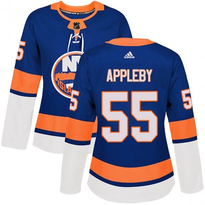 Women's Authentic New York Islanders Kenneth Appleby Adidas Home Jersey - Royal