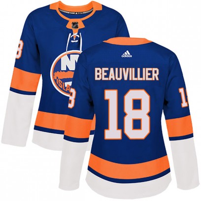 Women's Authentic New York Islanders Anthony Beauvillier Adidas Home Jersey - Royal