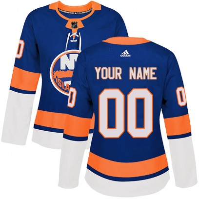 Women's Authentic New York Islanders Custom Adidas Custom Home Jersey - Royal