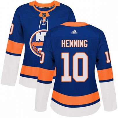 Women's Authentic New York Islanders Lorne Henning Adidas Home Jersey - Royal