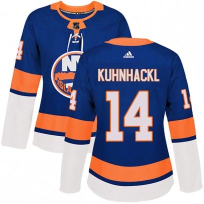 Women's Authentic New York Islanders Tom Kuhnhackl Adidas Home Jersey - Royal