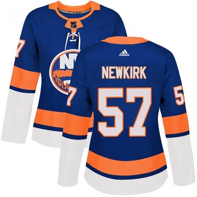 Women's Authentic New York Islanders Reece Newkirk Adidas Home Jersey - Royal