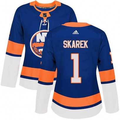 Women's Authentic New York Islanders Jakub Skarek Adidas Home Jersey - Royal