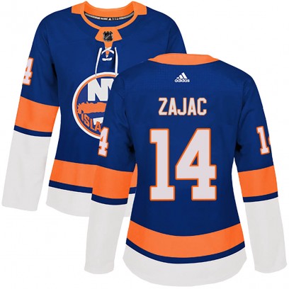 Women's Authentic New York Islanders Travis Zajac Adidas Home Jersey - Royal