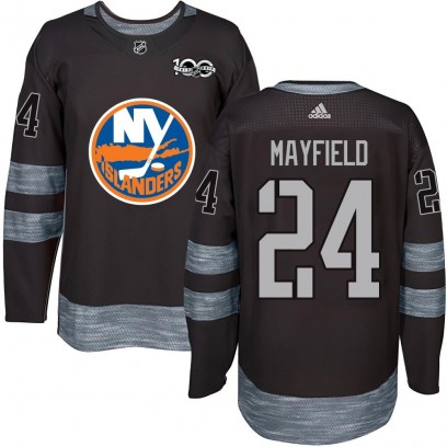 Youth Authentic New York Islanders Scott Mayfield 1917-2017 100th Anniversary Jersey - Black