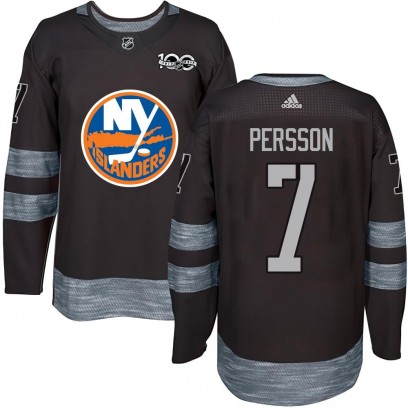 Youth Authentic New York Islanders Stefan Persson 1917-2017 100th Anniversary Jersey - Black