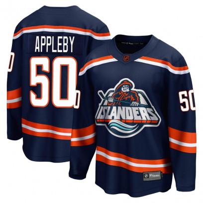 Men's Breakaway New York Islanders Kenneth Appleby Fanatics Branded Special Edition 2.0 Jersey - Navy