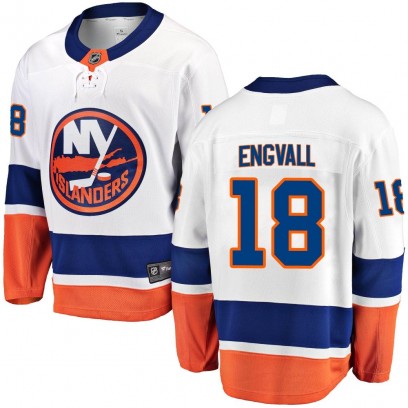 Youth Breakaway New York Islanders Pierre Engvall Fanatics Branded Away Jersey - White