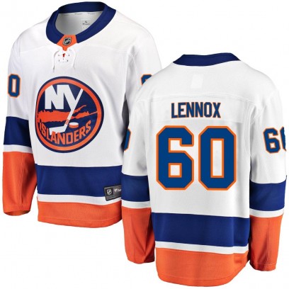 Youth Breakaway New York Islanders Tristan Lennox Fanatics Branded Away Jersey - White