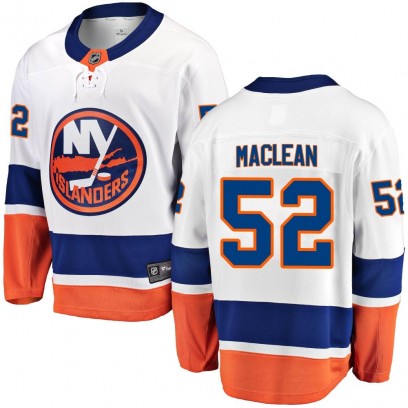 Youth Breakaway New York Islanders Kyle Maclean Fanatics Branded Away Jersey - White