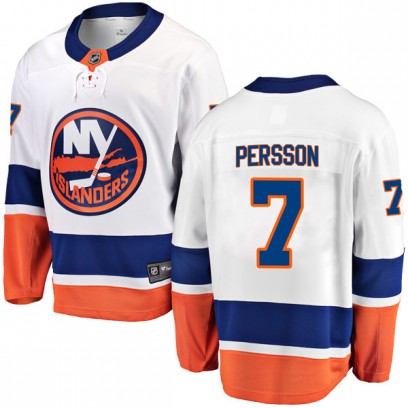 Youth Breakaway New York Islanders Stefan Persson Fanatics Branded Away Jersey - White