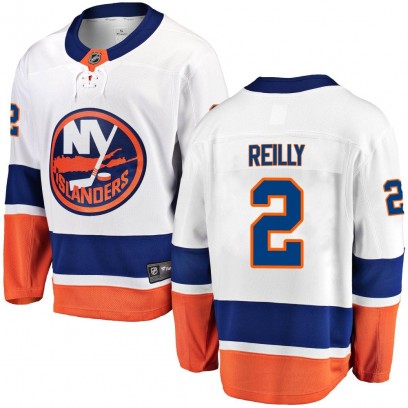 Youth Breakaway New York Islanders Mike Reilly Fanatics Branded Away Jersey - White