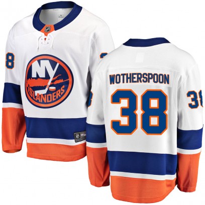 Youth Breakaway New York Islanders Parker Wotherspoon Fanatics Branded Away Jersey - White