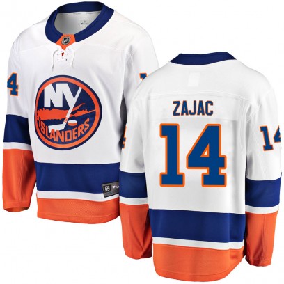 Youth Breakaway New York Islanders Travis Zajac Fanatics Branded Away Jersey - White