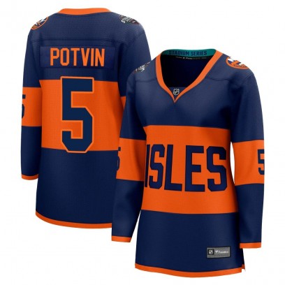 Women's Breakaway New York Islanders Denis Potvin Fanatics Branded 2024 Stadium Series Jersey - Navy