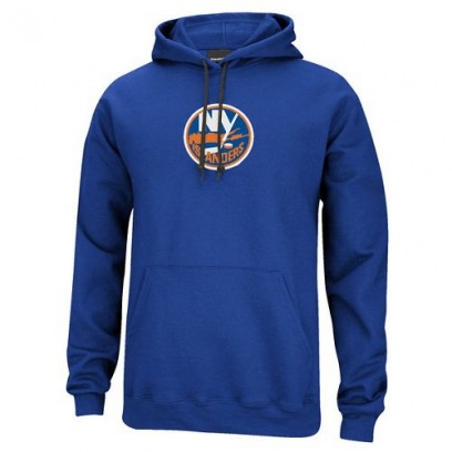 Men's New York Islanders Reebok Primary Logo Pullover Hoodie - - Royal Blue