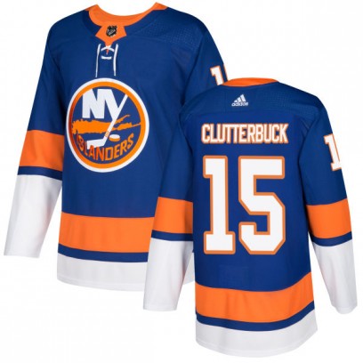 Men's Authentic New York Islanders Cal Clutterbuck Adidas Jersey - Royal