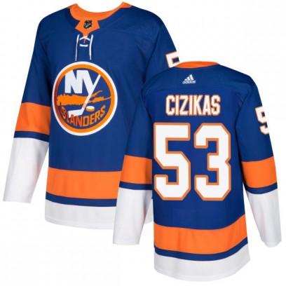 Men's Authentic New York Islanders Casey Cizikas Adidas Jersey - Royal
