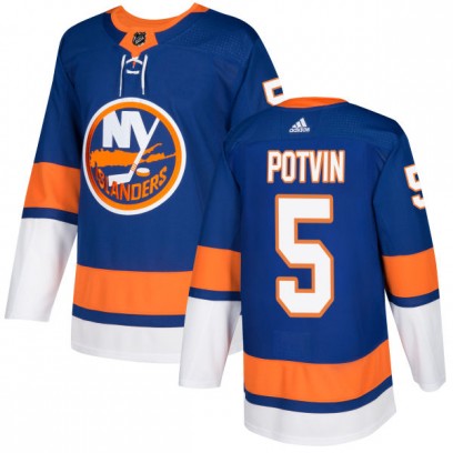 Men's Authentic New York Islanders Denis Potvin Adidas Jersey - Royal