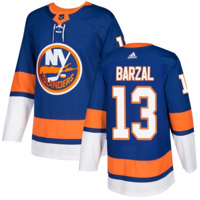 Men's Authentic New York Islanders Mathew Barzal Adidas Jersey - Royal