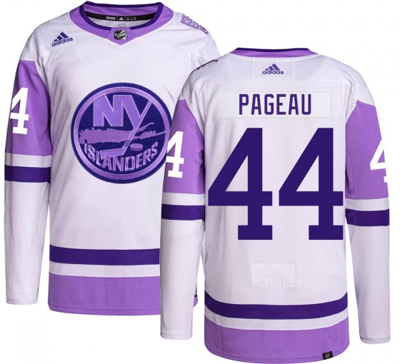 Youth Authentic New York Islanders Jean-Gabriel Pageau Adidas Hockey Fights Cancer Jersey